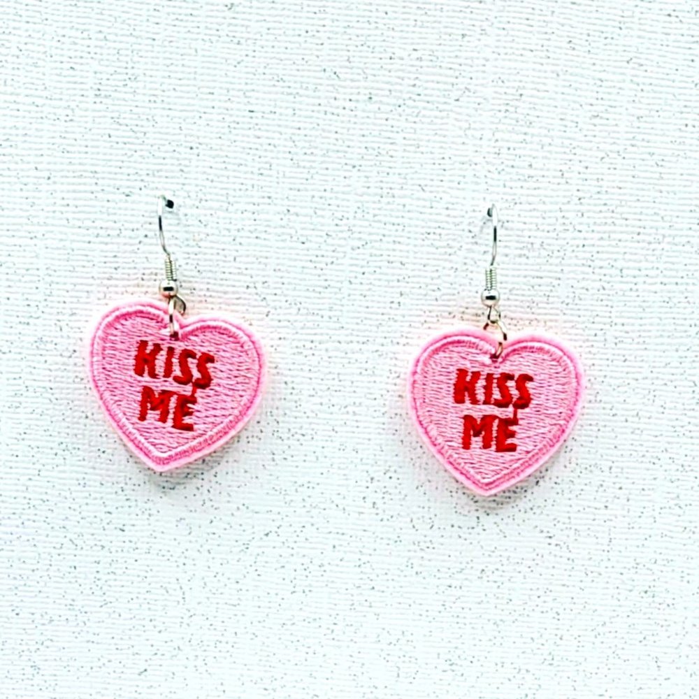 Kiss Me Conversation earrings